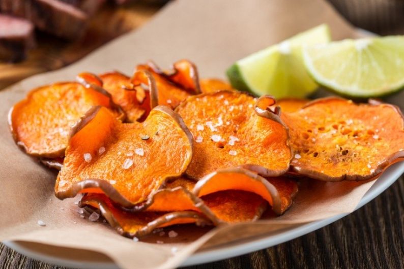 Air Fried Pumpkin Chips